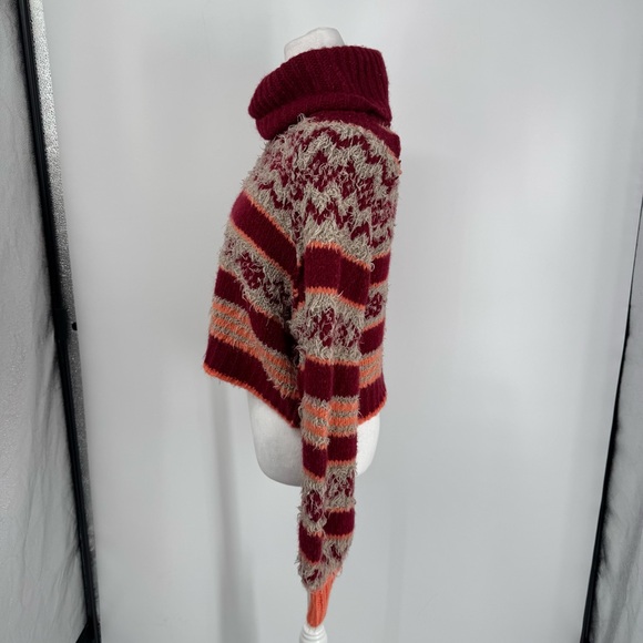 Free People Check Me Out Pullover in Holly Berry - Picture 8 of 12